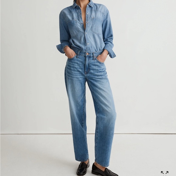 Like new- worn only a few times, Madewell Slouchy Boyjean, 31 - Picture 1 of 9